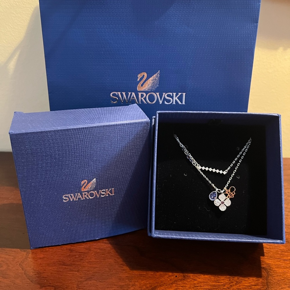 Set of 2 Swarovski Necklaces
